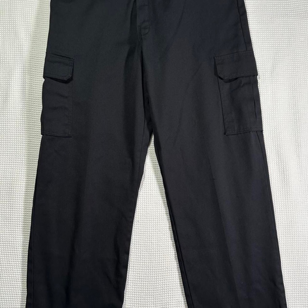 Dickies black relaxed straight cargo pants  Size 38x32